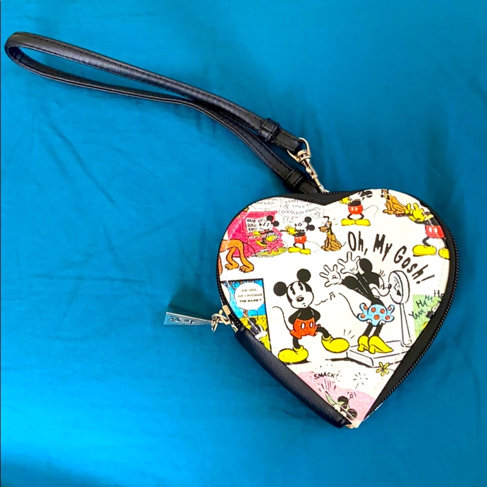 Disney Mickey and Minnie Wristlet Purse